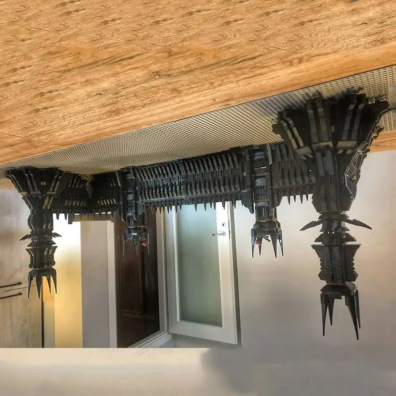 

MOC Building Blocks Famous Movie Series Model Black Gate Ultimate Collector Toys DIY Assembly Bricks Creative Dispaly Xmas Gifts