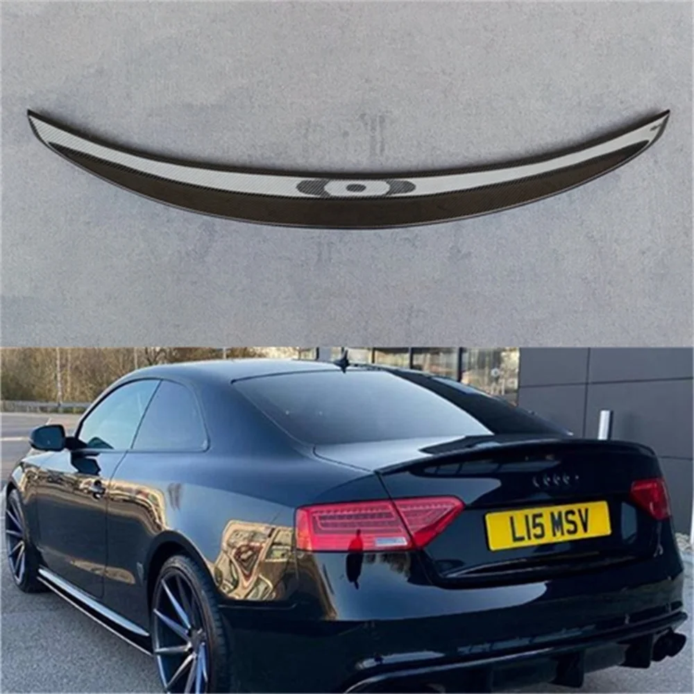 

S5 Style Real Carbon Fiber Spoiler For Audi A5 2-Doors Coupe Car Styling Rear Bumper Spoiler 2008-2016