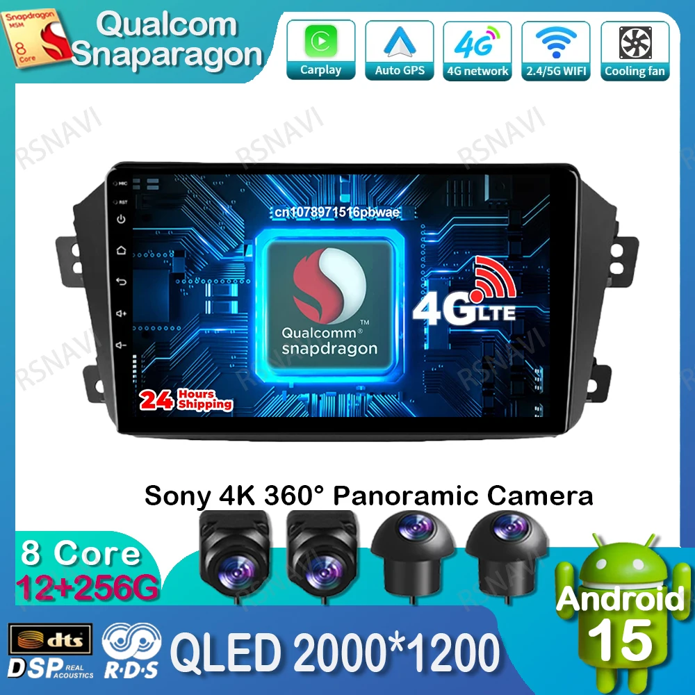 

Android 15 Car Radio For Geely Emgrand X7 GX7 EX7 IPS 360 Camera Autoradio Wireless AUTO Snapdragon Carplay Stereo Navigation BT