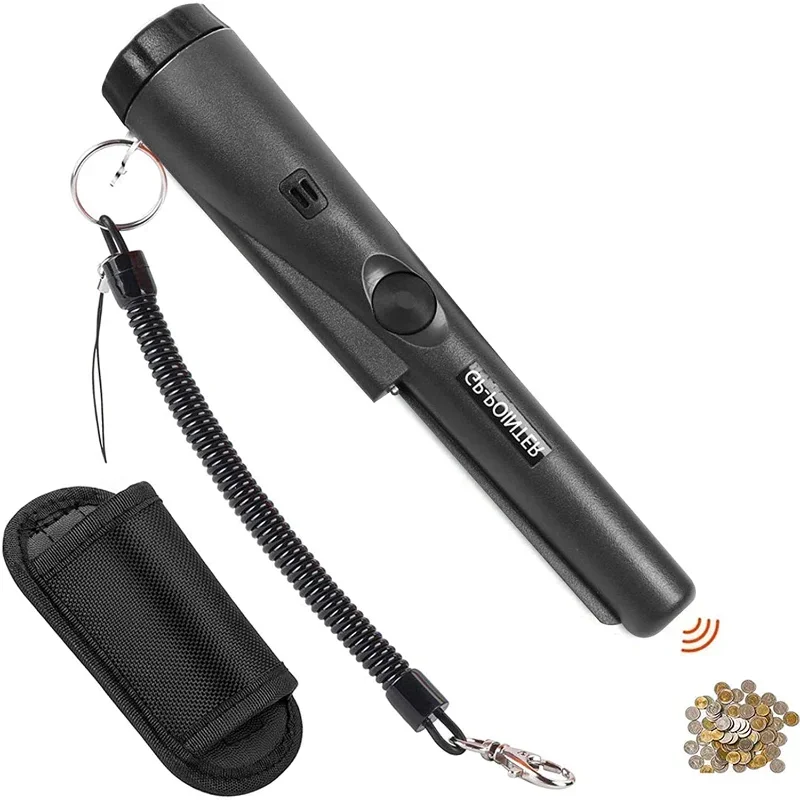 Wasserdichter Handmetalldetektor für Metallmünzen Gold, wasserdicht, kostenloser Versand, professionell, Zeigerpunkt