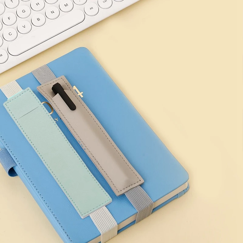 انفصال مجلة حامل قلم ، بو الجلود ، شريط مرن ، المجلات ، المفكرة ، المجلدات ، الكتب ، 12 قطعة