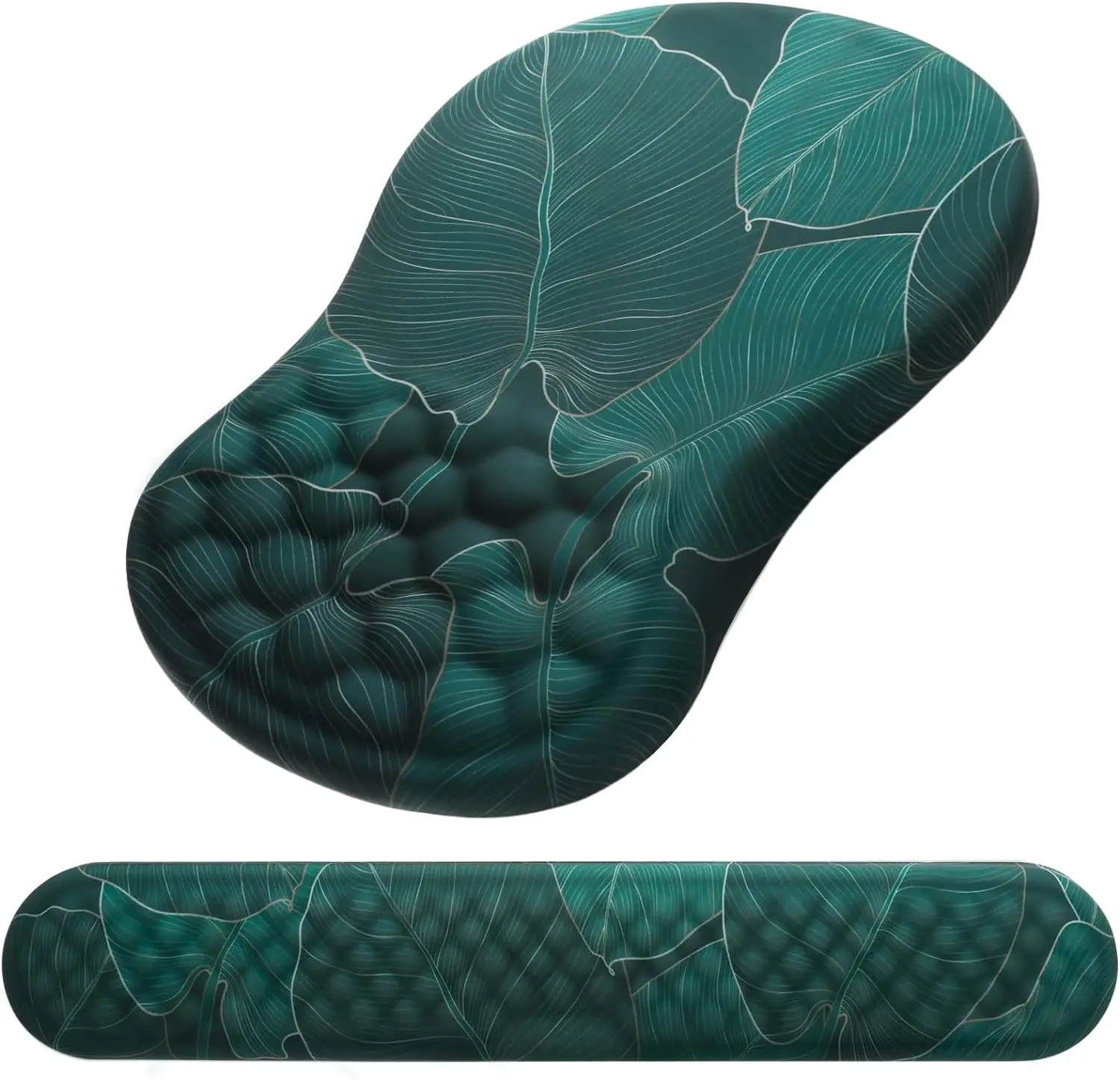 

Mouse Pad Wrist Support 2 in1 Keyboard Wrist Rest Ergonomic Mouse Pad, Non-Slip Wrist Rest for Computer Keyboard Wrist Rest