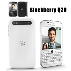 Оригинальный мобильный телефон BlackBerry Q20 Classic 4G LTE, WIFI, 16 ГБ ПЗУ, BlackBerryOS, арабская QWERTY, клавиатура, разблокированный смартфон