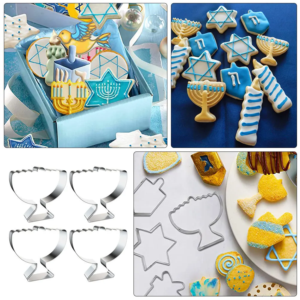 

4 Pcs Biscuits Lovely Cookie Mold Molds for Small Round Cookies Moulds Stainless Steel