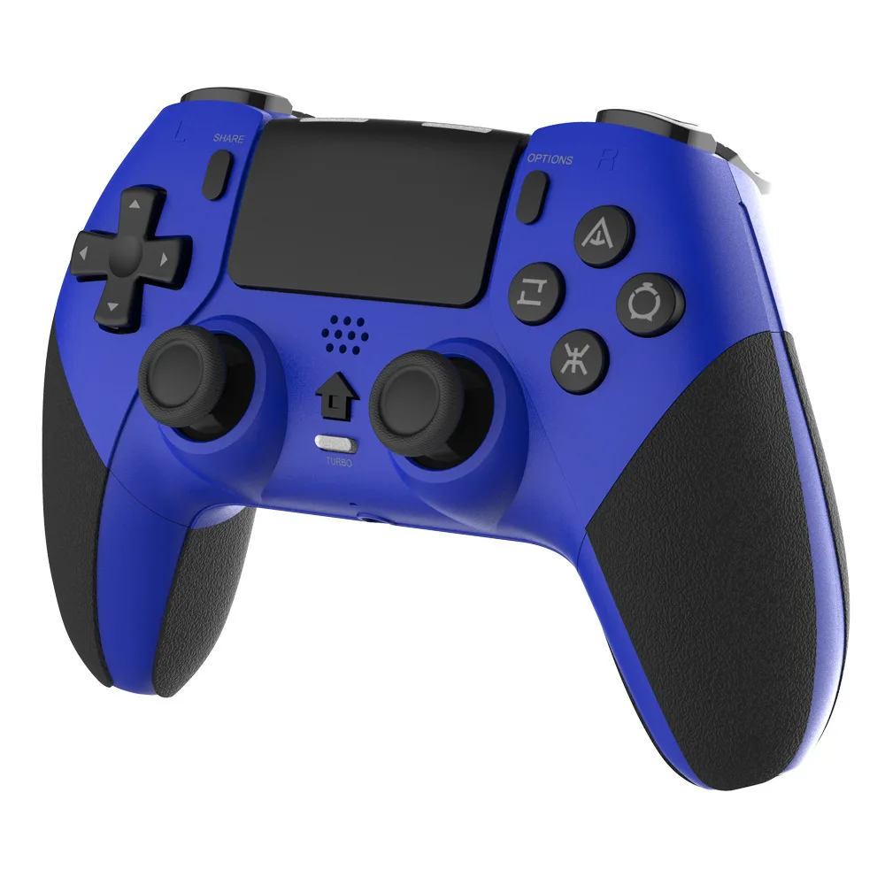 عصا تحكم بلوتوث لاسلكية جديدة لعام 2025 لوحدة تحكم PS4 لوحدة التحكم ps4 مع وظيفة الاهتزاز، ستة محاور، مع أزرار خلفية