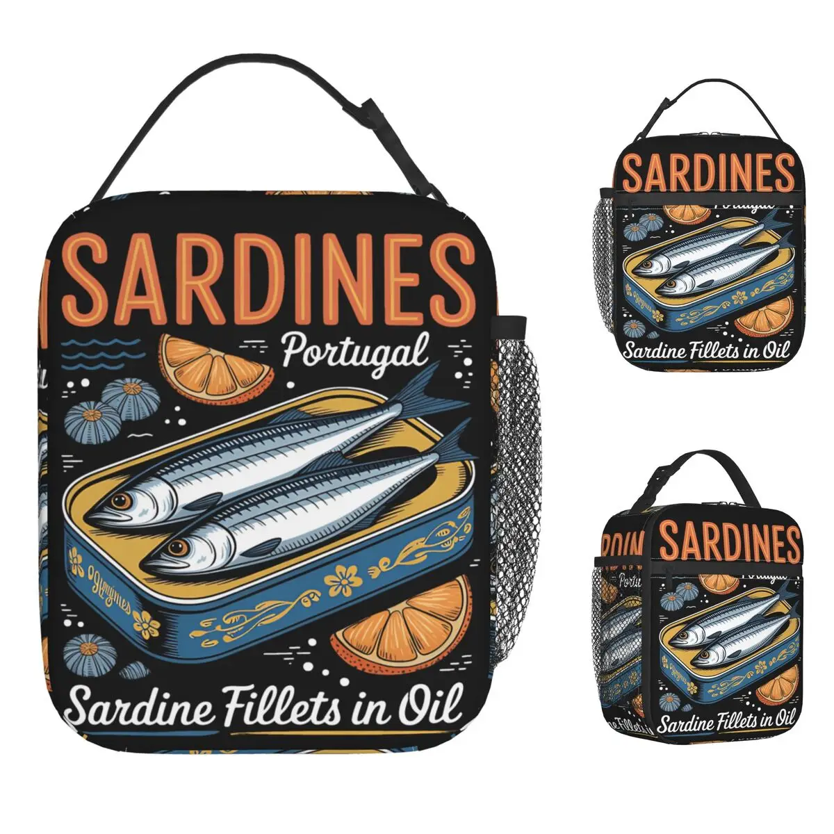

Ocean Les Sardines сумка для обеда милый ланч-бокс для пикника на открытом воздухе портативные изолированные термосумки для обеда для женщин водонепроницаемая сумка