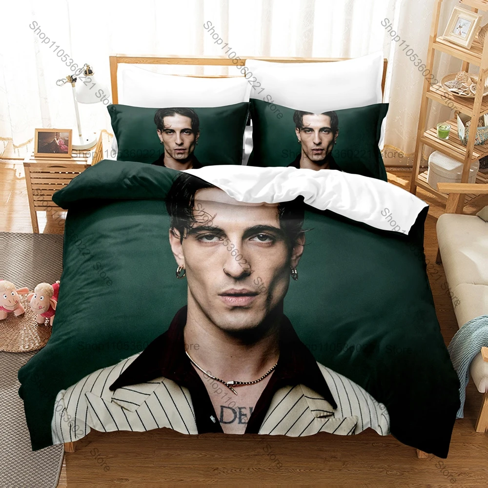 Cool Funny Little Fears Album Cover Star Heart Tattoo Retro Portrait Print Duvet Cover + 2 Pillowcases Rock Fans 3pcs Bedding Se