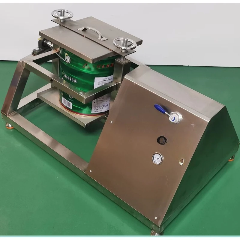 

Stainless steel pneumatic swing machine 360 degree rotating paint barrel shaker