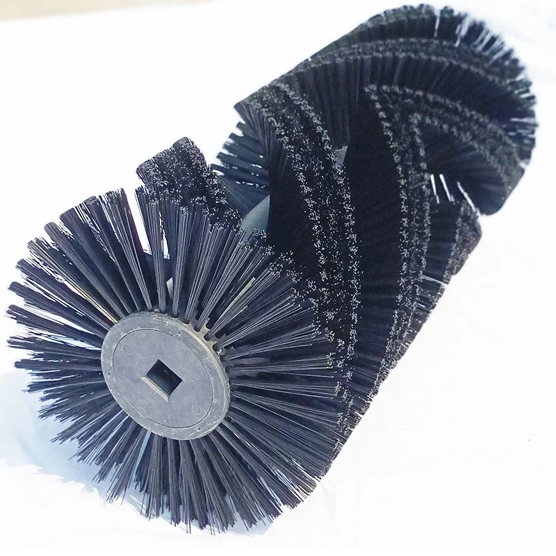 Φ300x490mm Industrial Plastic Bristle Sweeping Road Roller Brush for Street Sweeper Cleaning