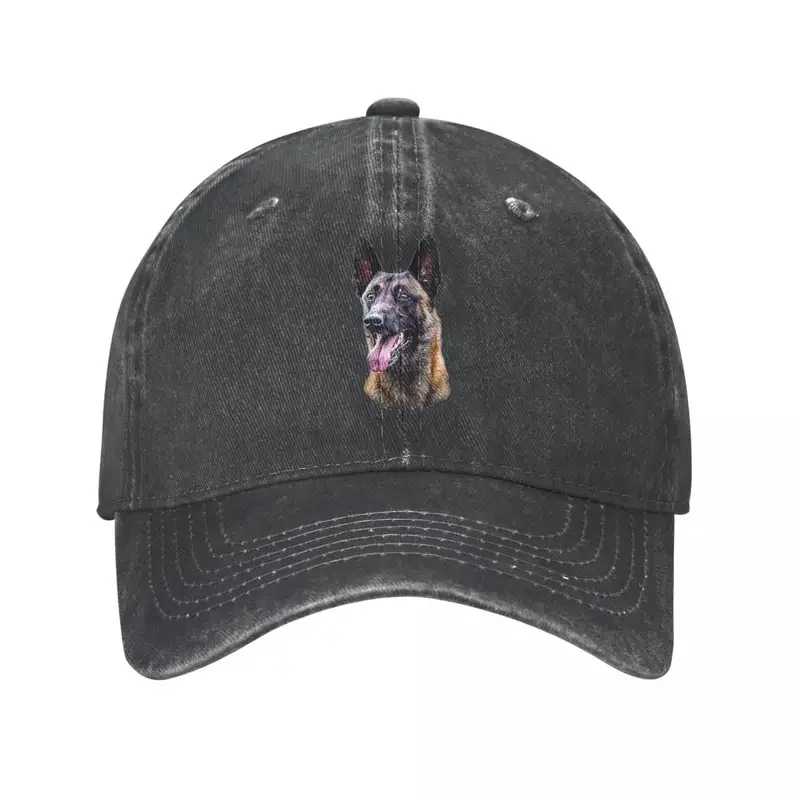 Belgian Malinois Shepherd Dog Baseball Cap Vintage Distressed Denim Sun Cap Unisex Outdoor Workouts Hats Cap