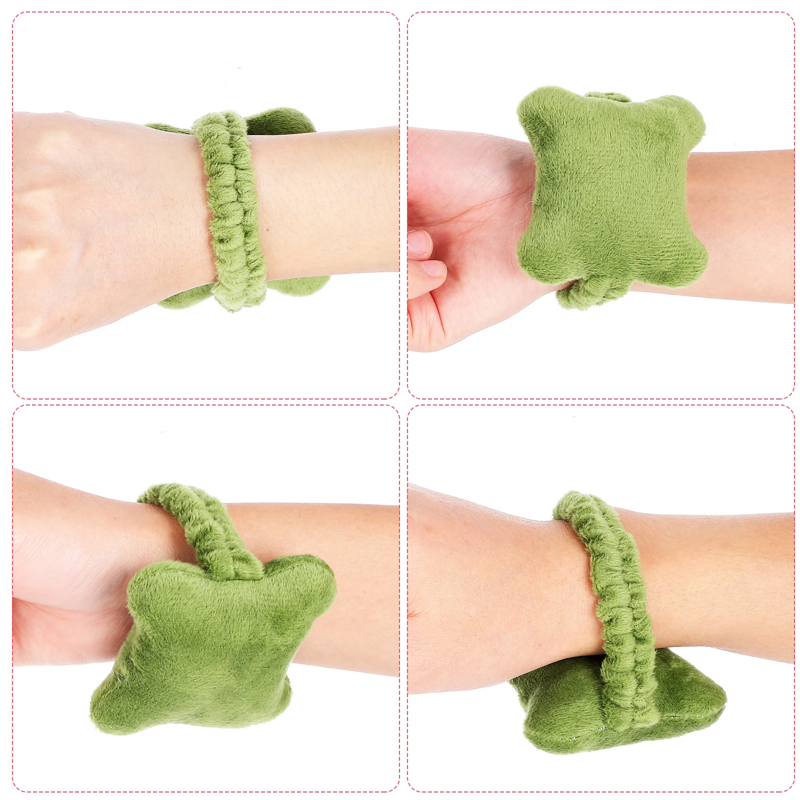 4 قطع من مسند معصم الماوس للألعاب، ملحقات مكتبية مريحة، موضع محايد، وسادة مسامية سهلة الحركة