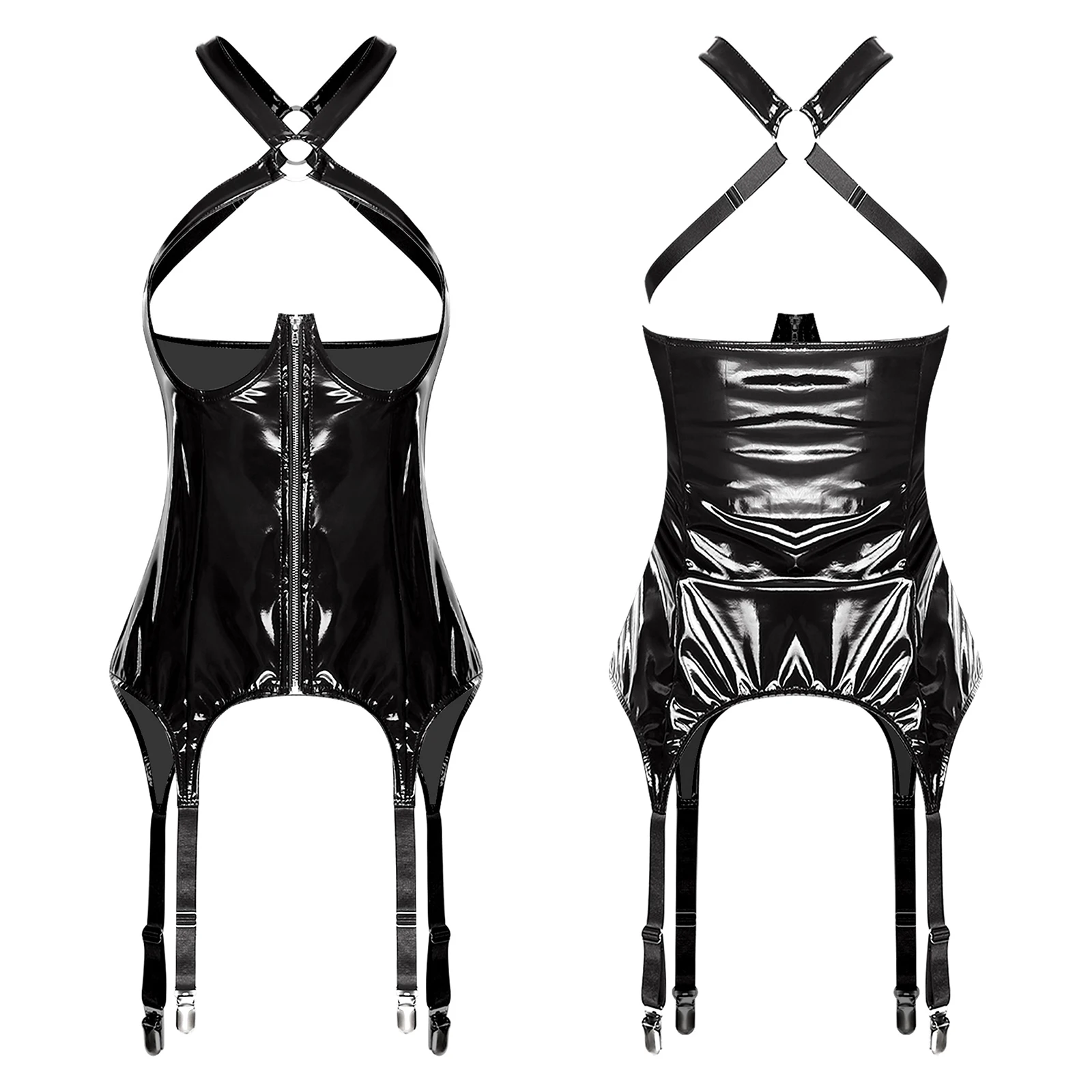 النساء الملابس الداخلية مشد القمم رفع الثدي الجوف خارج البرازيلي أكواب الحمالات الرباط كليب الصدرية القمم للملابس الداخلية مغرية ملابس النوم #1