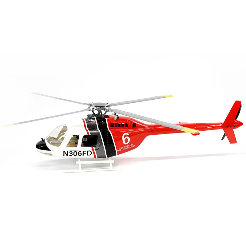 

Class 470 Bell-206 V4 Real Aircraft Simulated Remote Control Model Helicopter H1 Flight Control GPS Self-Stabilizing Return RTF