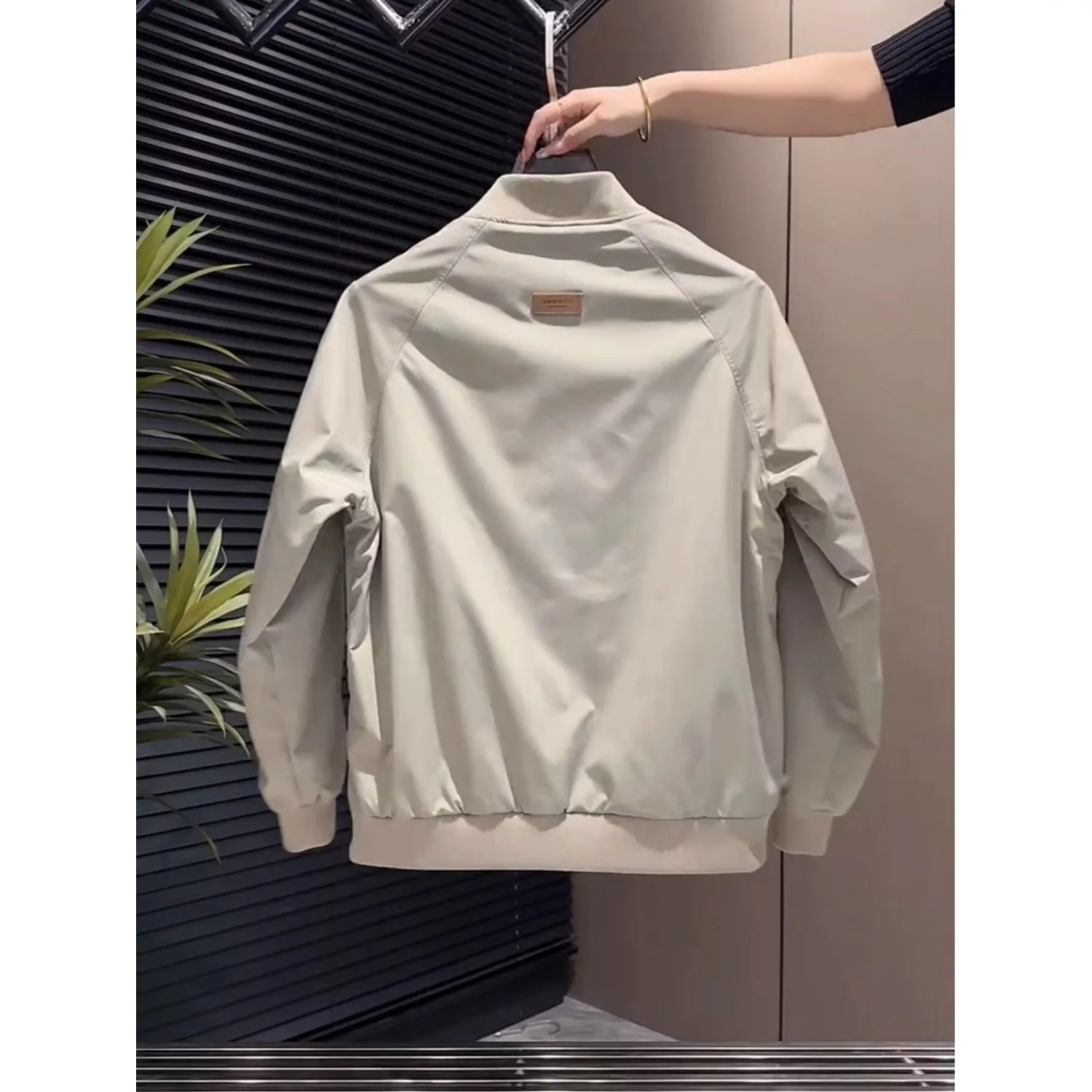 

Slim Fit American Sle Бейсбольная куртка мужская осенняя новая модная брендовая рабочая одежда пальто пилота молодежная ветрозащитная куртка из полиэстера