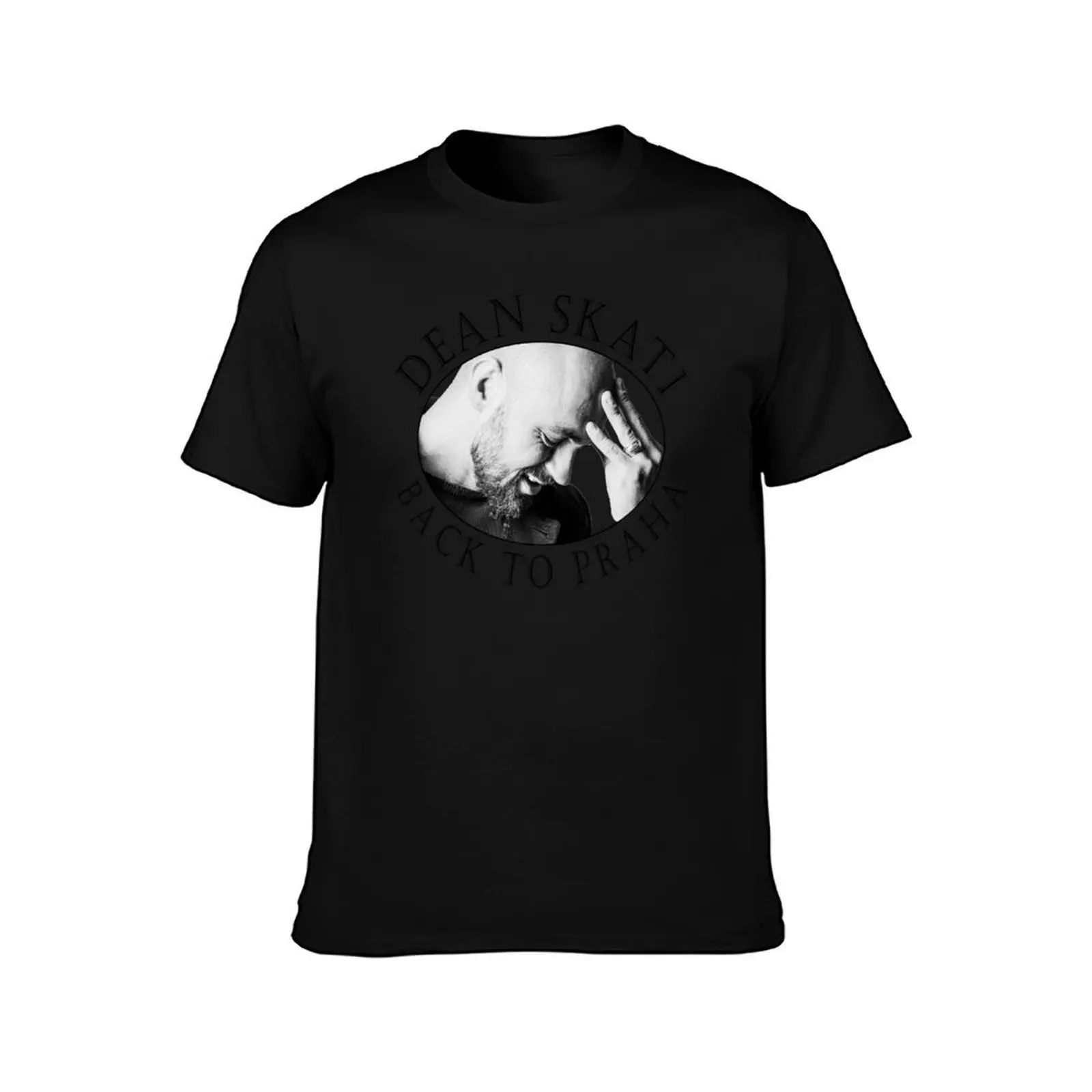 back to PRAHA - Dean Skati T-Shirt Summer Casual Cotton Tee Oversized Streetwear Tops Vintage Graphic Print Unisex Men Women