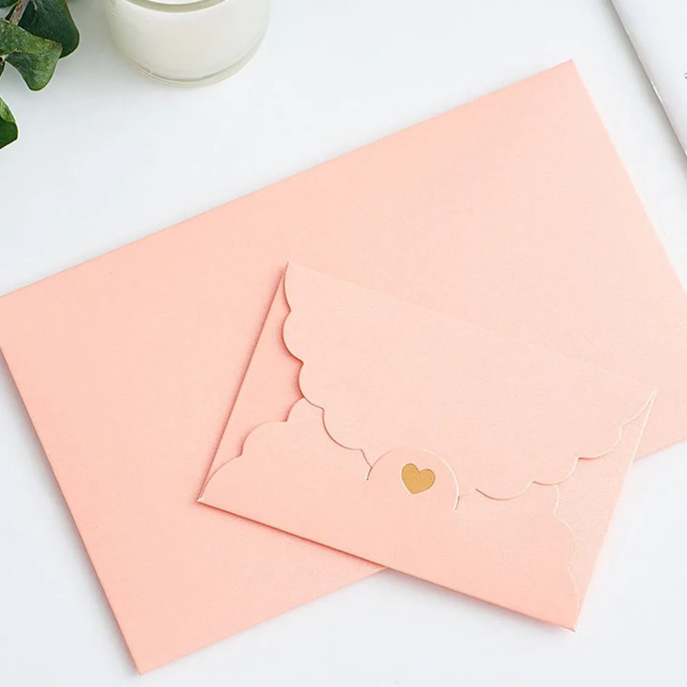 

12Pcs Kraft Paper Mini Envelopes Solid Color Paper Envelope for Gift Cards Thank You Notes Member Cards Packing Blank Envelope