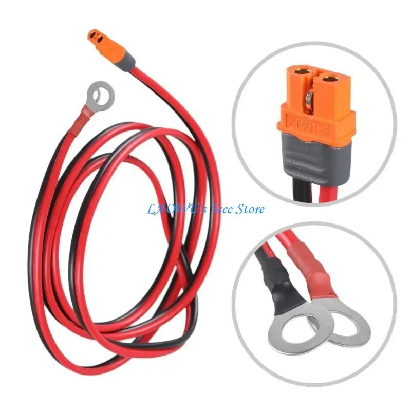 

Y8AD Female XT60i to O Rings Connector Cable for Solar Panel and UAV Vehicles Models