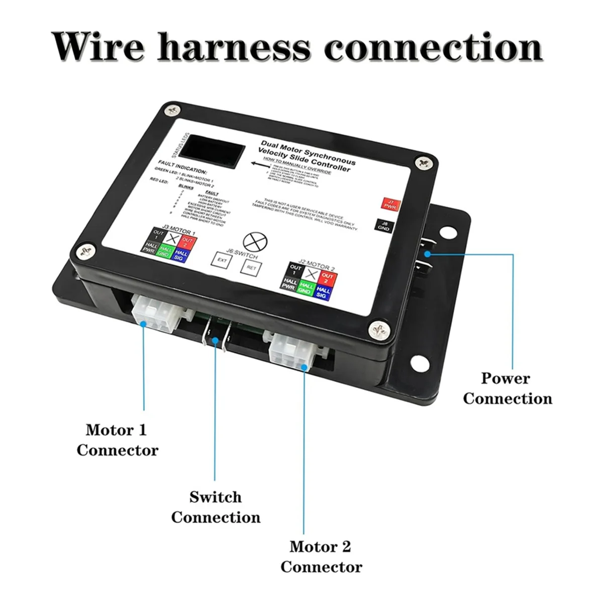 For Lippert 13398-D0 Dual Motor Synchronous Velocity Slide Controller V-Sync