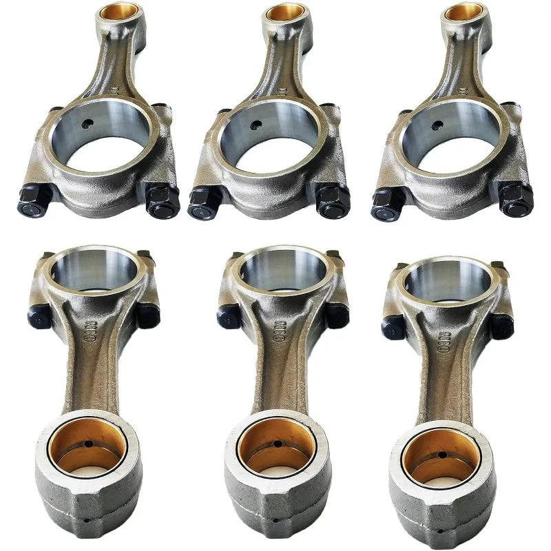 

6X Connecting Rod ME304973 ME072401 for Mitsubishi 6D16 6D16T 6D16-2AT Engine