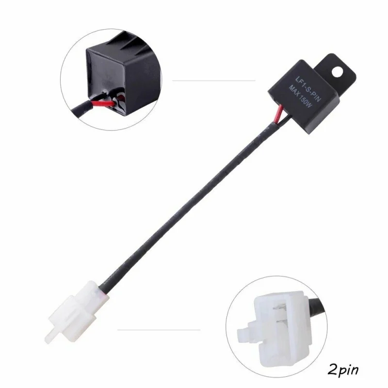 Led indicador de sinal volta pisca luz relé carro motocicleta interruptor ajustável para yamaha r1 r6 fz1 fz6 fz8 mt07 mt09