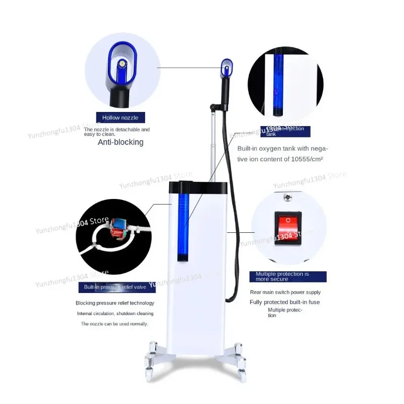 

Blue Light Nano Hair Sprayer Micro Mist Hair Steamer Machine for Hair Treatment
