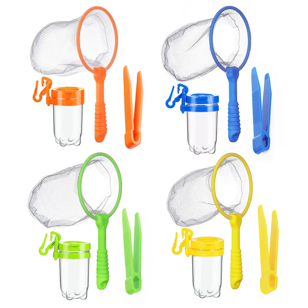 

3PCS Outdoor Nature Exploration Tool Kid Insect Observation Box Bug Viewer Bound Catcher Collection Kit
