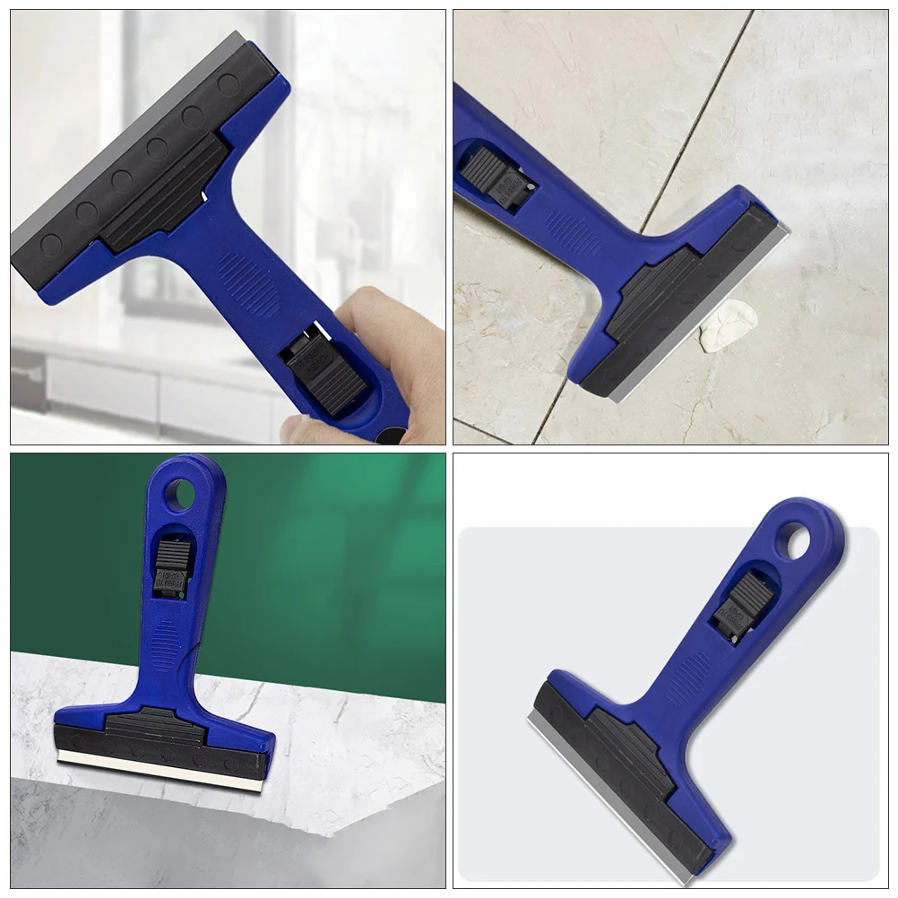 

3Pcs Environmentally Safe Cleaning Scrapers Blue Lightweight Glass Floor Tiles Tools Portable Cleaning Spatulas