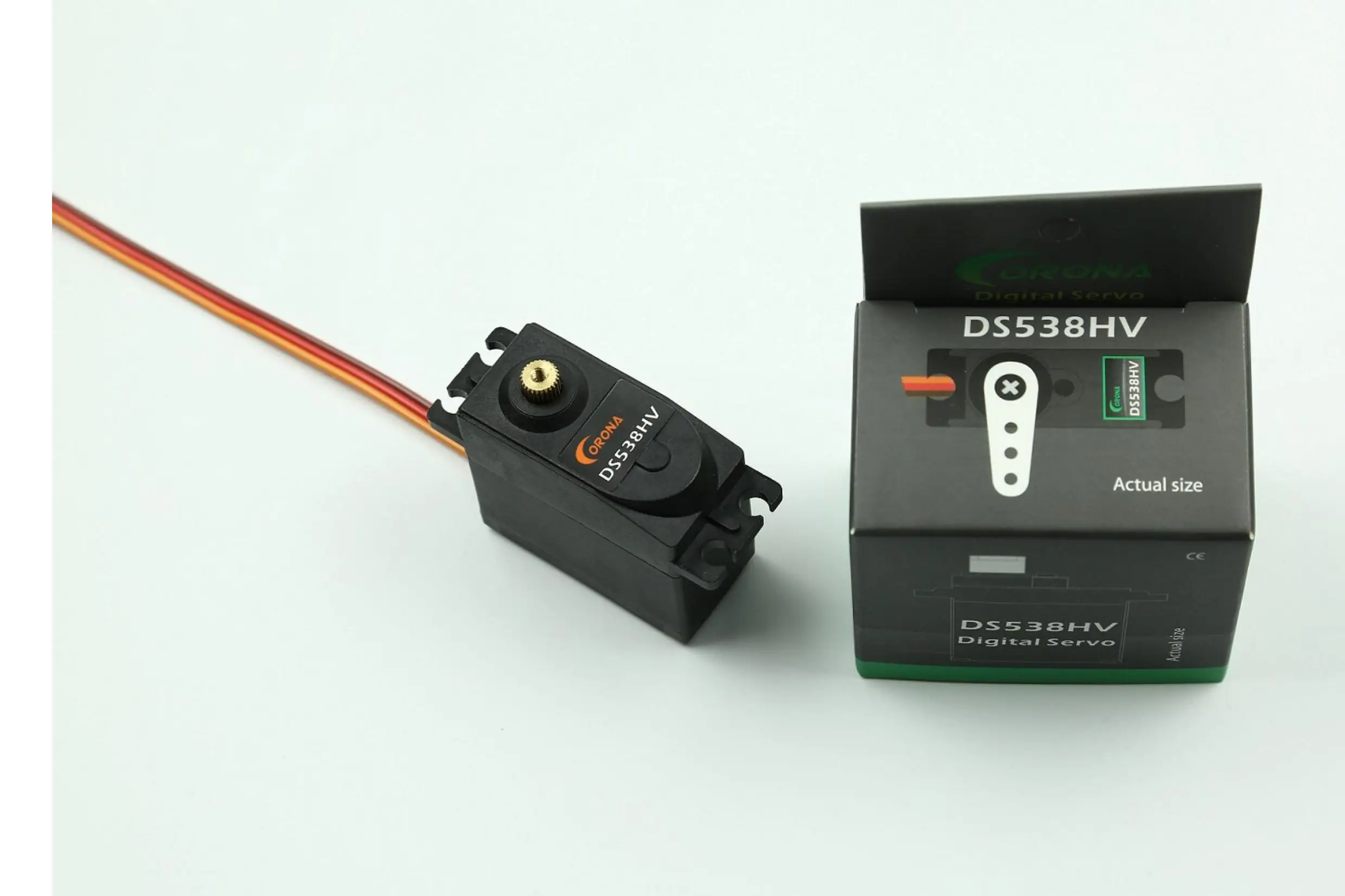CORONA DS538HV Metal Gear HV Digital Servo 58g 8kg.cm 6‑7.4V for RC Airplane Helicopter Robot