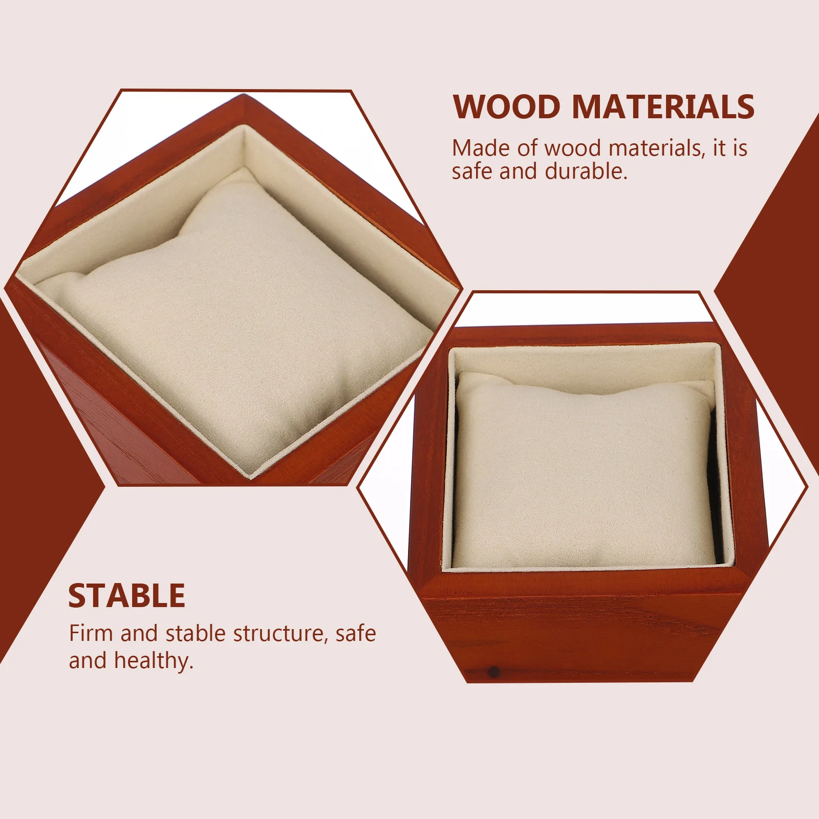 Wooden Watch Box Watch Display Case Jewelry Storage Container Bracelet Display Box Professional Protection Gift for Any Occasion