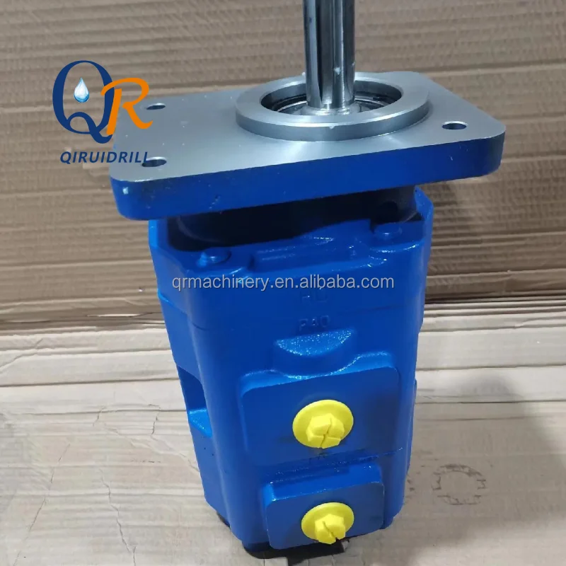 Industrial Three Stage Hydraulic Gear Pump Heavy Duty Hydraulic Oil Pump Factory Supply Spare Parts For Coal Mine Working