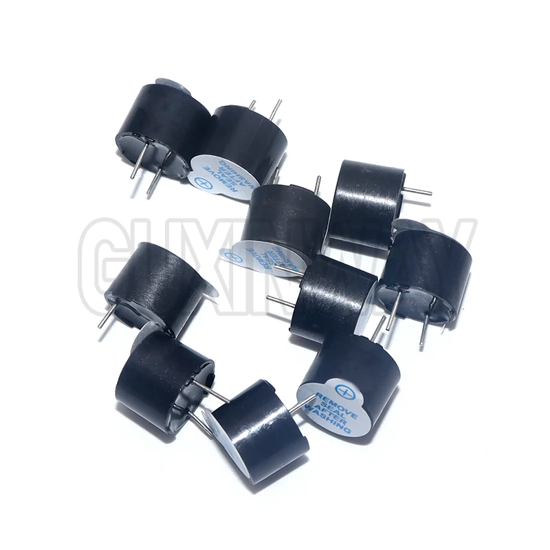 Active Buzzer 5V Magnetic Long Continous Beep Tone Alarm Ringer 12*9.5mm Mini Active Piezo Buzzers, for Arduino