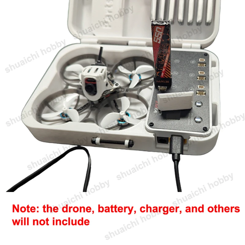 Boîte de rangement pour Drone FPV, 1 pièce, étui de rangement Portable, grand Volume, Anti-perte, pour chargeur de batterie BetaFPV Meteor 75 Pro