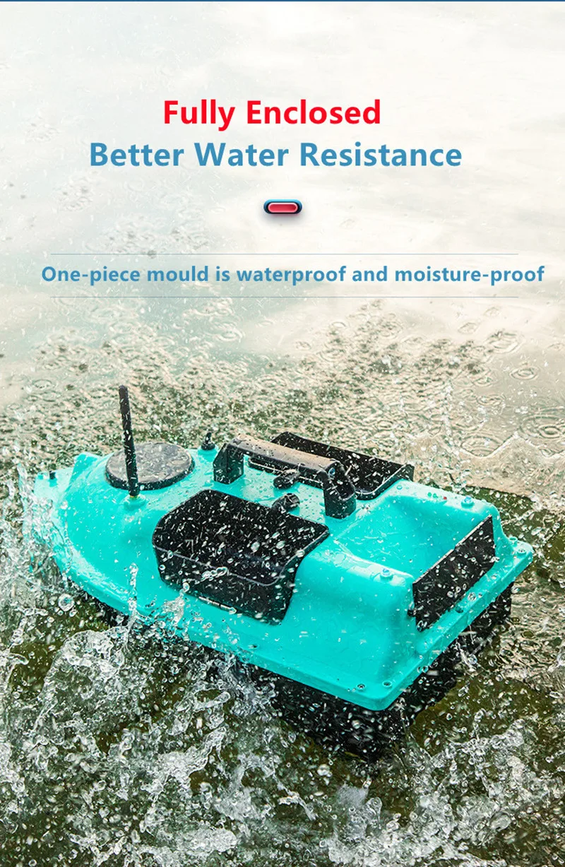 16 GPS Nestboot GPS Dubbele Locatie Cruise Visaas Boot 16 stks Punt Nest Pull Netto Haak 3-Hopper Zee GPS Voerboten Speelgoed