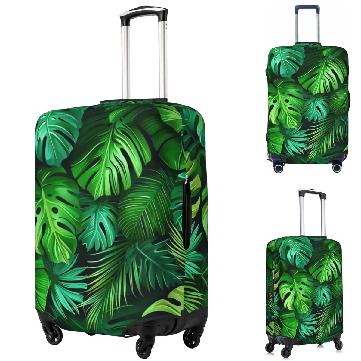 

Tropical Plant 9 Suitcase Cover Protection Elastic Travel Luggage Protector Covers for 18-32 Inch