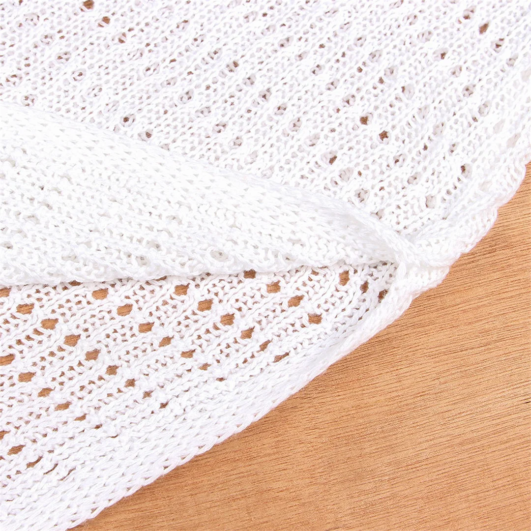 S - XL Gehäkeltes, gestricktes, rückenfreies, tief ausgeschnittenes Tunika-Strandkleid mit Schlitz, Strandkleid, Strandmode, Damen V4014 – Detail 18