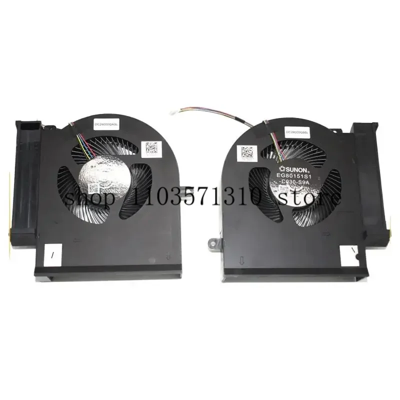 05C68F 05CC81 New For Dell Alienware AREA-51M R1 R2 RTX2060 CPU & GPU FAN DC 280000Q9SL DC28000QASL JM