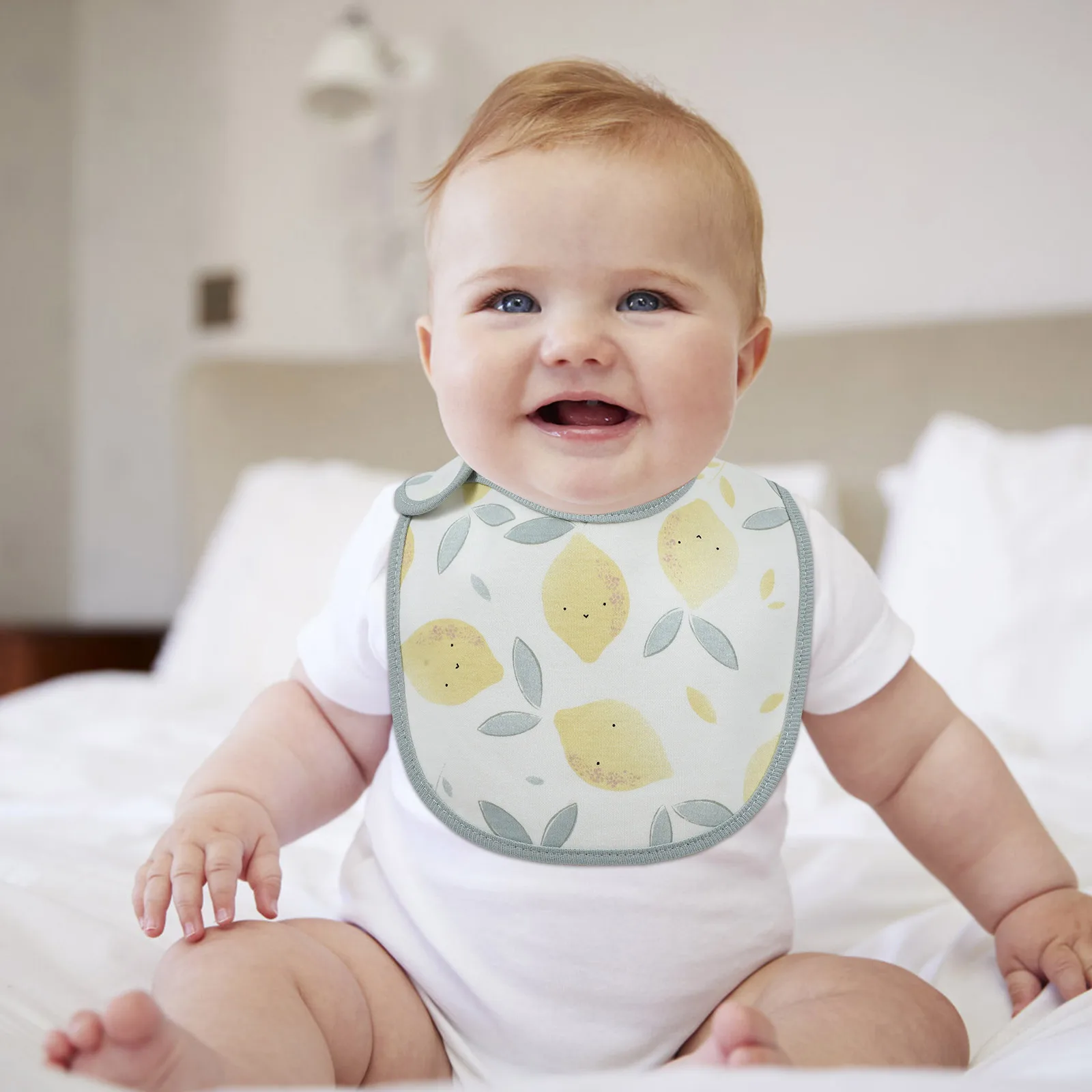 

Waterproof Bib Baby Absorbent Cotton Teething Drooling Saliva Towel Toddler Newborn Keep Dry Soft Unisex Kids Durable