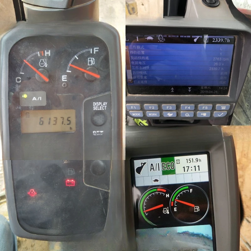 70 excavator running meter 60 120 200 chronograph working hour chronograph