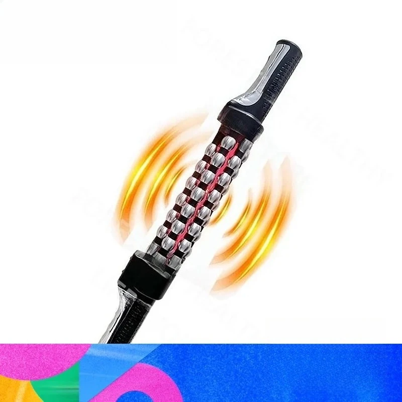 360° Rotatable Heating Massage Roller with Inner Ball, Full Body Skin Smoothing Relax Massaging Tool