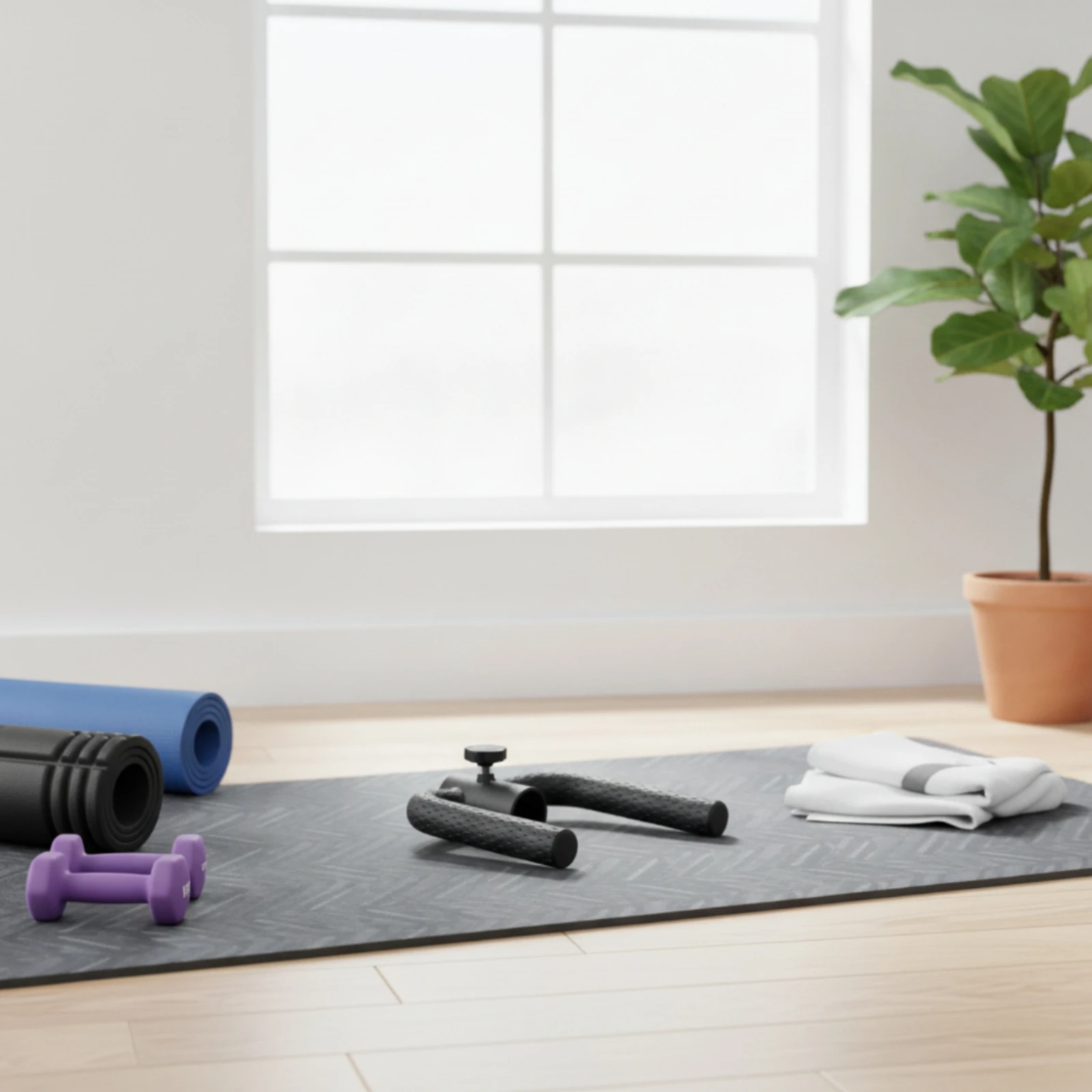 Picture 5: U-Shaped Barbell Handle Curved Grips Gym Equipment