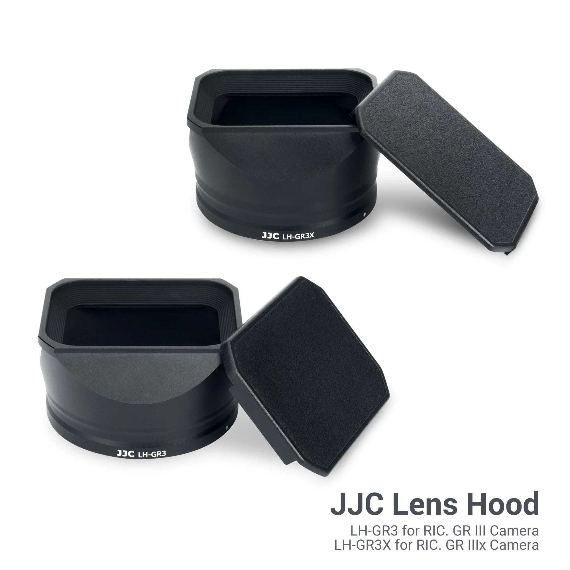 

JJC Metal Lens Hood Compatible with Ricoh GRIII GRIIIx Lens Hood GR3 GR3x Lens Protector with Lens Hood Cap Camera Accossories