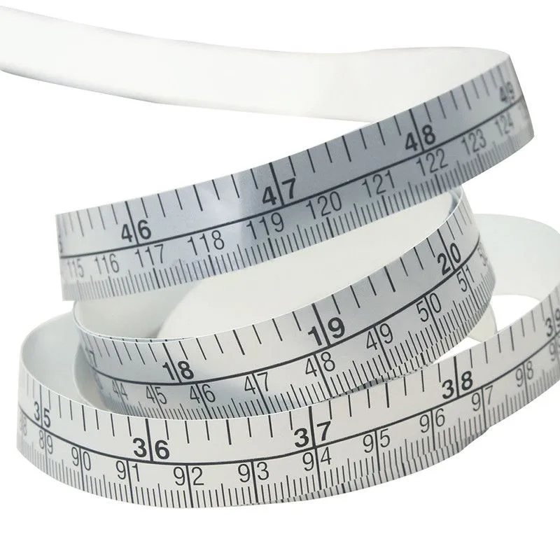 150cm Vinyl Silver Self Adhesive Measuring Tape Ruler Sticker For Sewing Machine