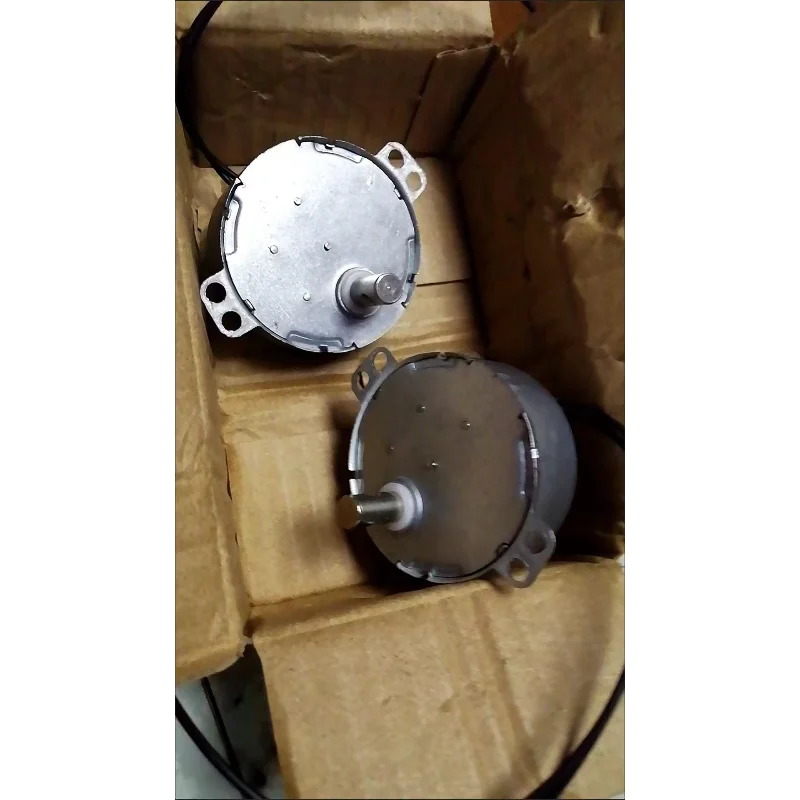 49TDY Circular Shaft or 49TYJ D Axis Electric Fan Wall Fan Synchronous Motor 2.5RPM 3RPM 5RPM Permanent Magnet Oscillating Motor