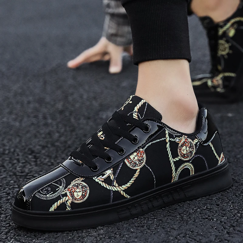 Men Breathable Fly Woven Cloth Minimal Solid Tone Light Flexible Bottom Slip On Design Versatile Daily Commute Walking Sneakers