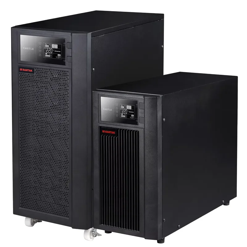 SANTAK CASTLE 3C15KS 15kVA 13500W Three Phase Online UPS External Long Backup for Electricity Industrial Server Ticket