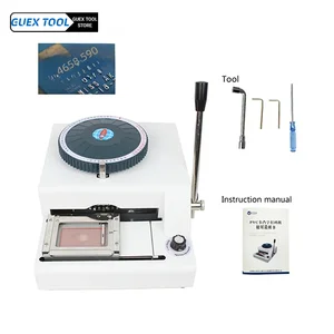 Manuelle PVC -Karten -Botschaftsmaschinen -VIP -Karten -Präge -Code -Drucker -Visitenkarte Downcound -Maschinenmembra 8 Hauptverkaufsmaschinenunternehmen - №3