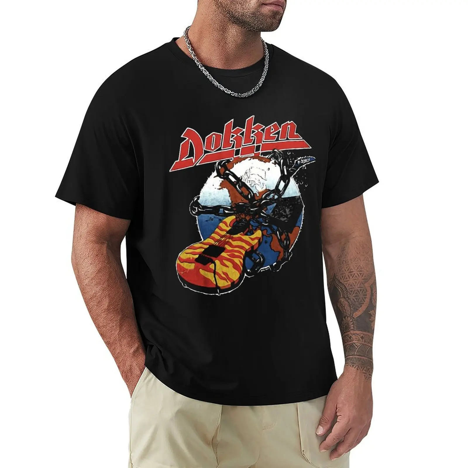 

Dokken Band T-Shirt cute tops Luxury man Short sleeve tee new gifts and t-shirts mens graphic t-shirts