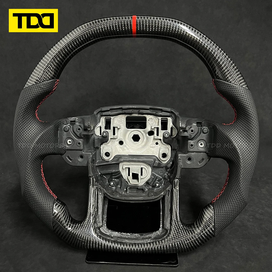 

TDD 100% Real Carbon Fiber Steering Wheel For Land Rover Range Rover Sport 2014-2022 L494 Car Steering Wheel Interior