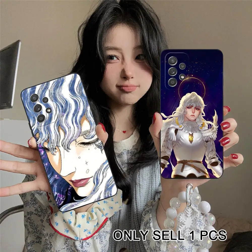 Anime Griffith Phone Case for Samsung Galaxy A56 55 54 53 52 51 36 35 34 23 16 15 5G Soft TPU Shockproof Cover