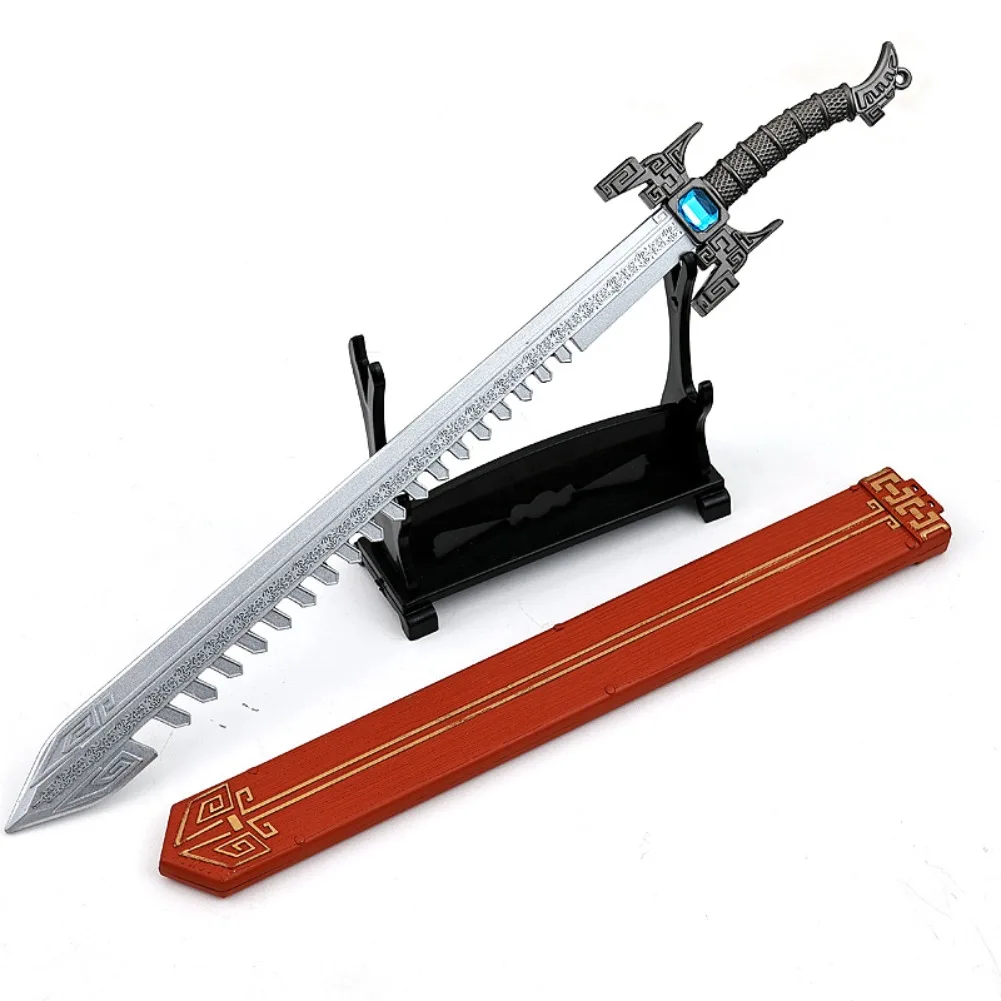 In Stock 29cm Valorant Shark Tooth Sword Game Peripherals Metal Model Desktop Decoration Birthday Gift Toys Can Be Wholesaled